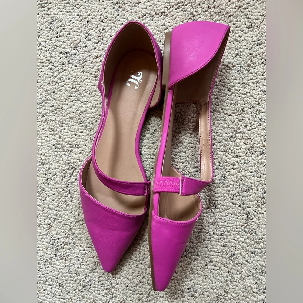 Journee Collection Pink Flats Sz 11